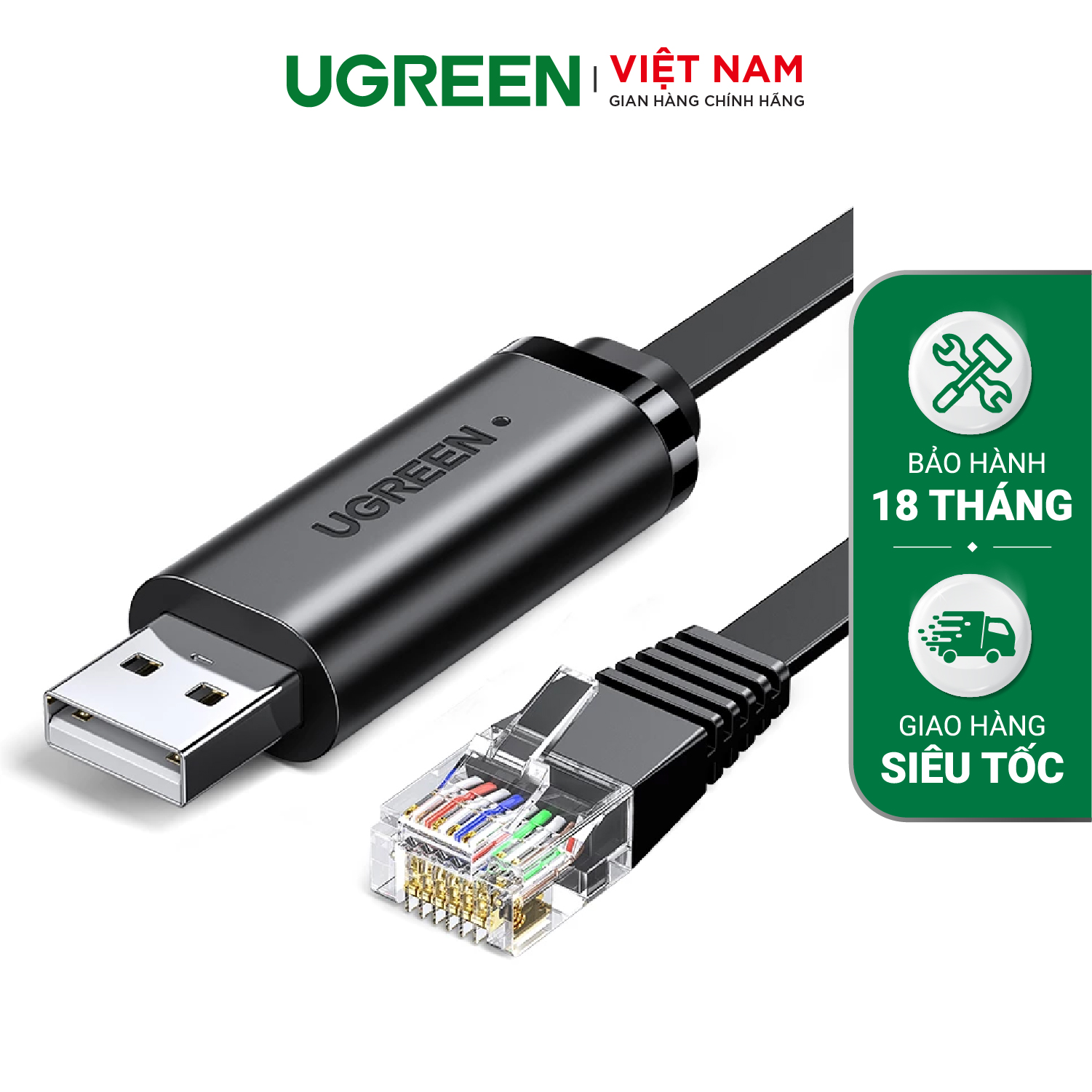 Cáp lập trình Console UGREEN CM204 Chuyển USB 2.0 sang RJ45 FTDI (chuẩn 8 pin) dài 1.5m » Ugreen Việt Nam cap-l-p-trinh-console-ugreen-cm204-chuy-n-usb-20-sang-rj45-ftdi-chu-n-8-500x500