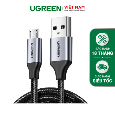 Cáp sạc nhanh Micro USB UGREEN US290 Sạc ổn định 2A