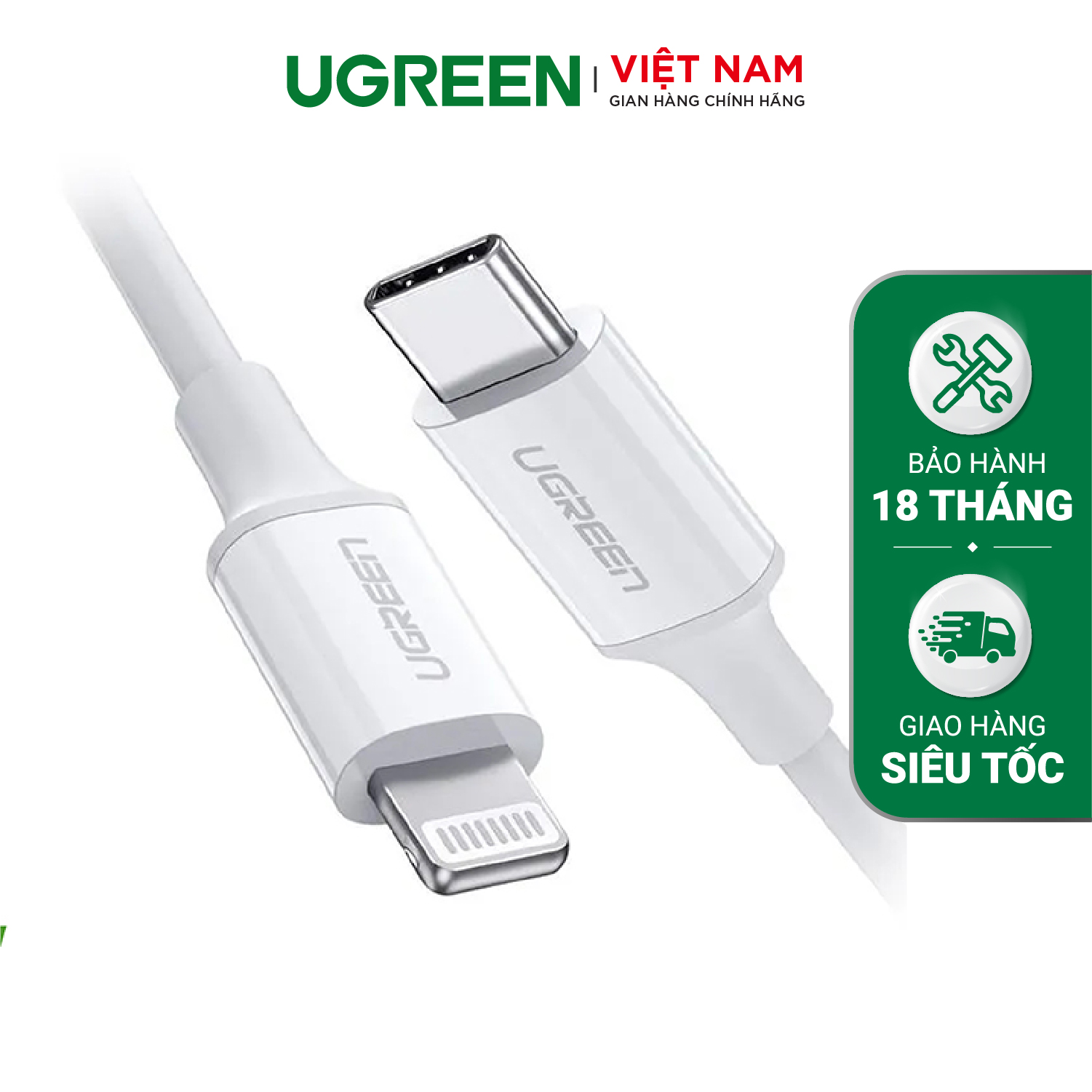 Cáp sạc nhanh Type C UGREEN US171 Sạc nhanh 18W, đạt chuẩn Mfi - Tốc độ truyền dữ liệu 480Mbps » Ugreen Việt Nam cap-s-c-nhanh-type-c-ugreen-us171-s-c-nhanh-18w-d-t-chu-n-mfi-t-c-d--500x500