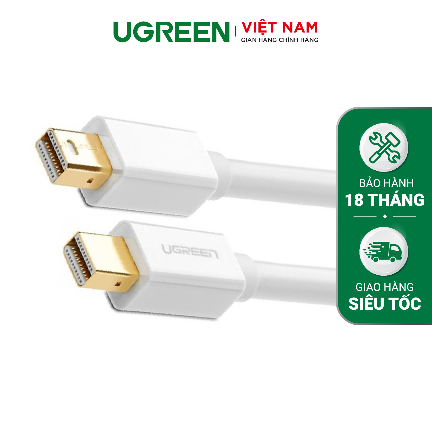 Dây cáp chuyển đổi mini DisplayPort đực sang mini DisplayPort đực UGREEN MD111 » Ugreen Việt Nam day-cap-chuy-n-d-i-mini-displayport-d-c-sang-mini-displayport-d-c-ugreen-500x500
