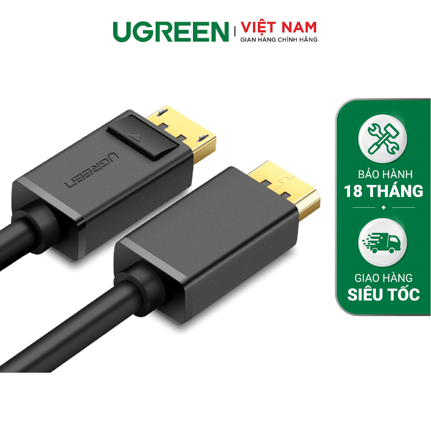 Dây cáp DisplayPort 2 đầu đực tốc độ 21.6Gbps dài 1-5M UGREEN DP102- Hàng phân phối chính hãng - Bảo hành 18 tháng » Ugreen Việt Nam day-cap-displayport-2-d-u-d-c-t-c-d-216gbps-dai-1-5m-ugreen-dp102-hang-500x500