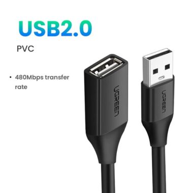 Dây nối dài USB 2.0 UGREEN US103 USB-A đực sang USB-A